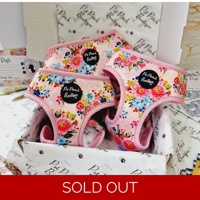 Cottage Floral DOG HARNESS